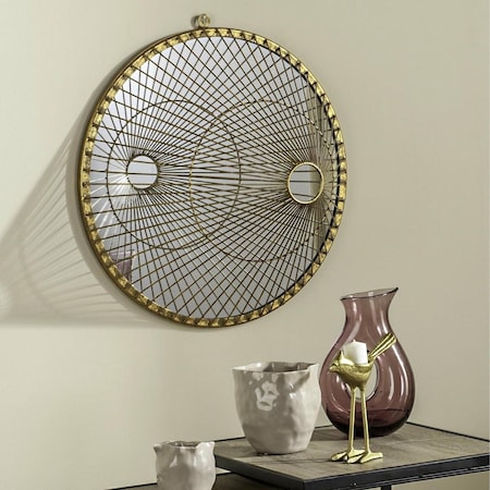 Safavieh Gemini Mirror, Gold MIR4037A